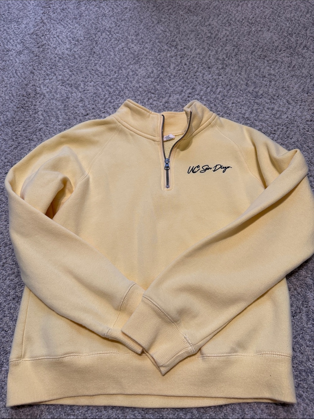 Blue 84 Yellow Half-Zip Sweatshirt